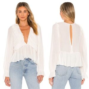 Free People Daia Top in French Vanilla